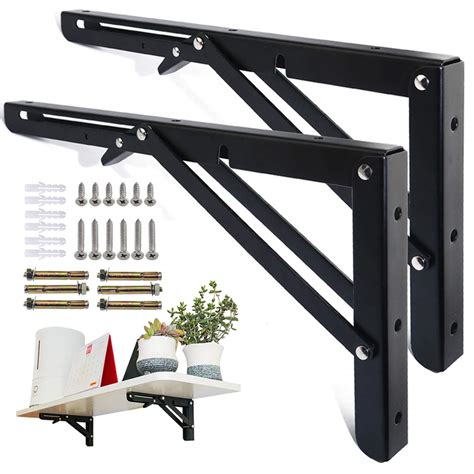 16 metal shelf bracket|heavy duty shelf brackets.